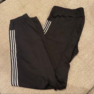 Black Athletic Jogger Ankle Pants
